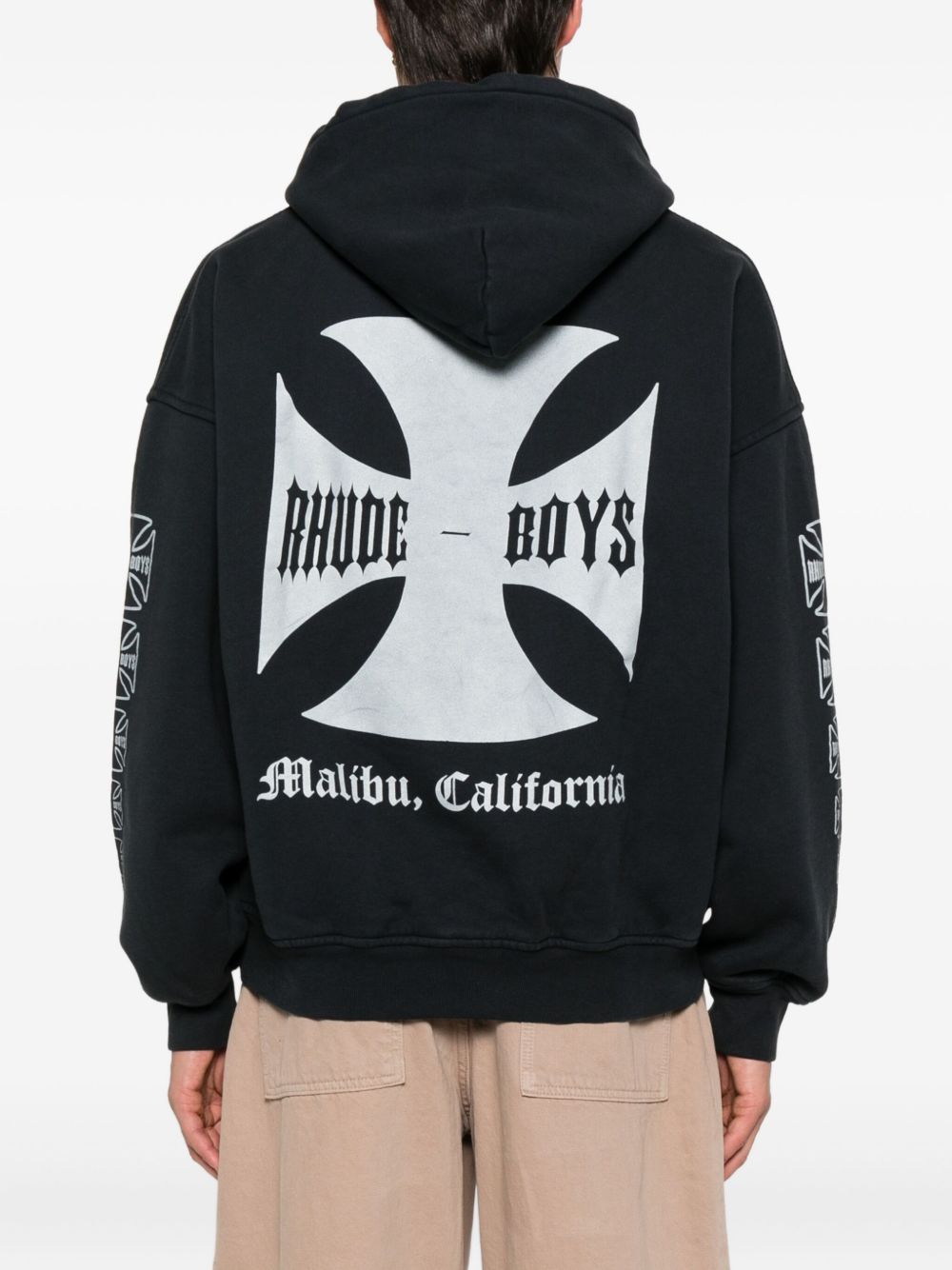 RHUDE Men's Hoodie with Front Pocket - FW25 Collection