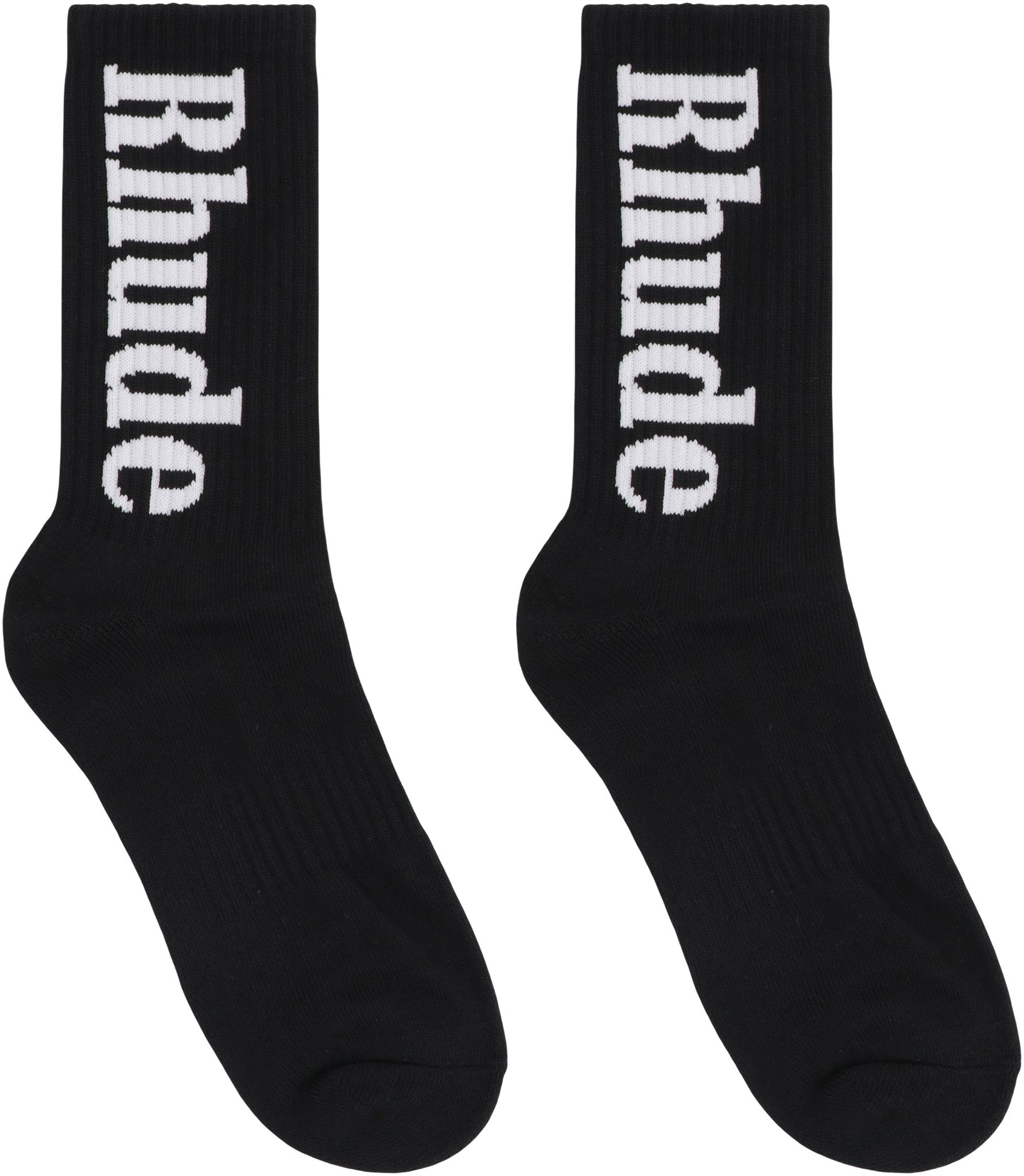 RHUDE Vertical Logo Socks for Men
