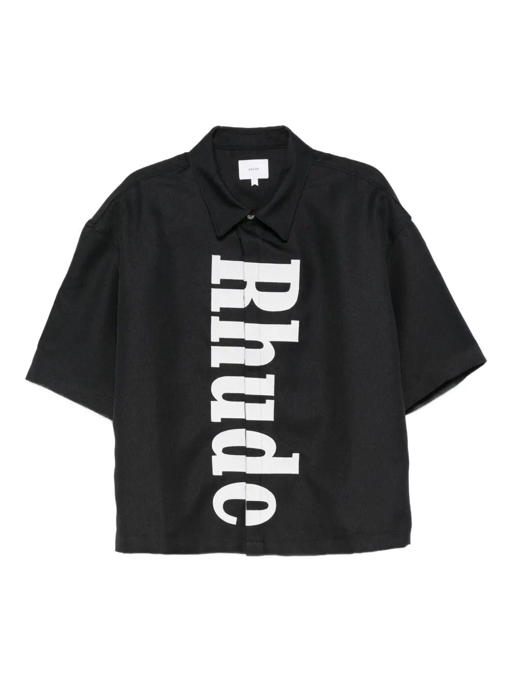 RHUDE Center Logo Button-Up Shirt for Men - FW25 Collection