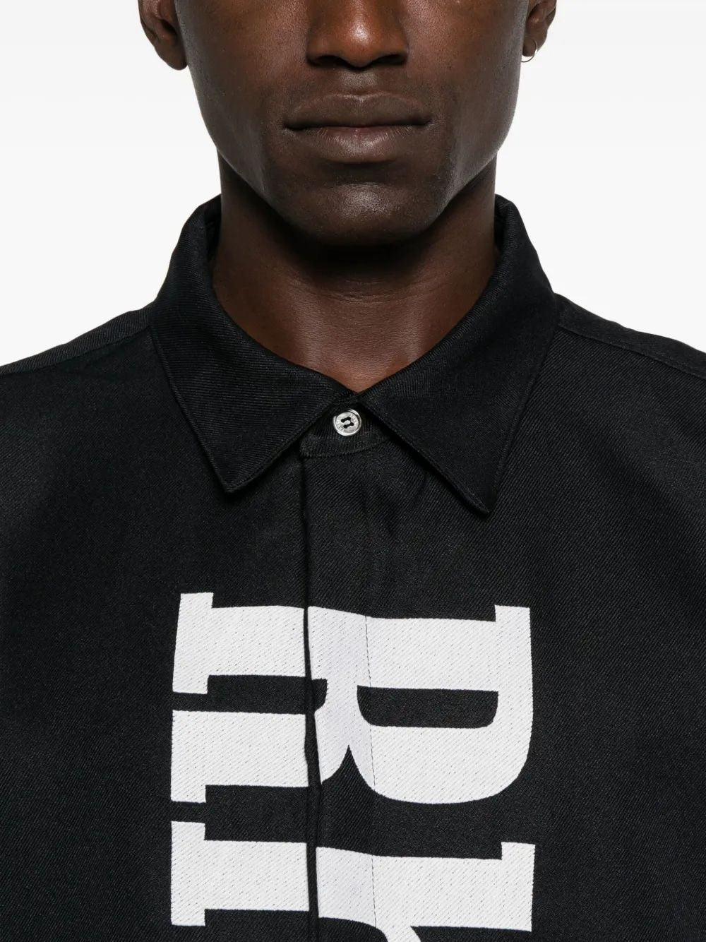 RHUDE Center Logo Button-Up Shirt for Men - FW25 Collection