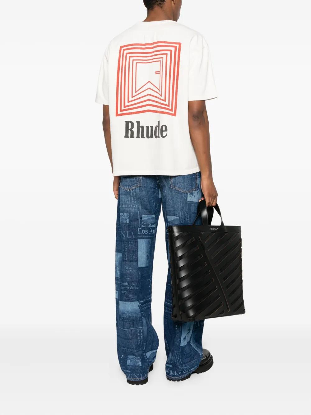 RHUDE Graphic-Print Tee