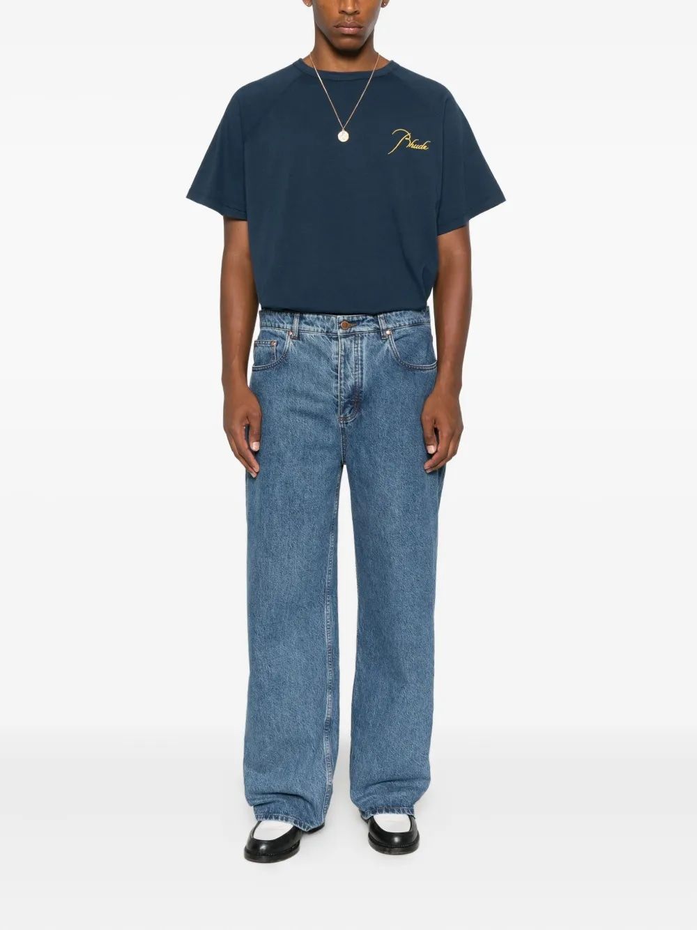 RHUDE Classic Raglan Tee for Men