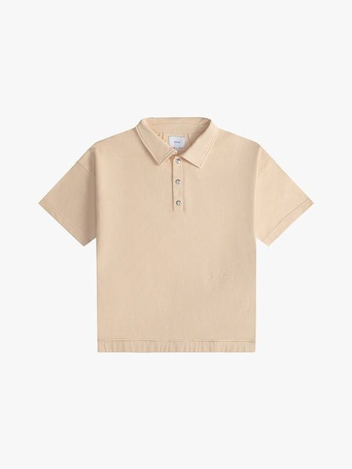 RHUDE Mini Pique Snap Short Sleeve Polo
