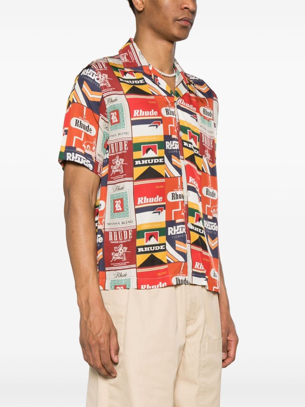 RHUDE Silk Cigarette Shirt