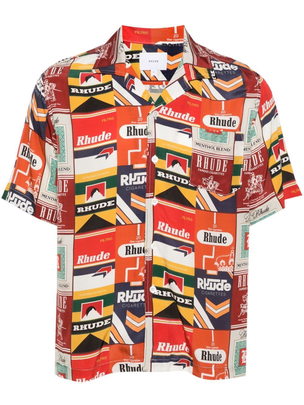 RHUDE Silk Cigarette Shirt