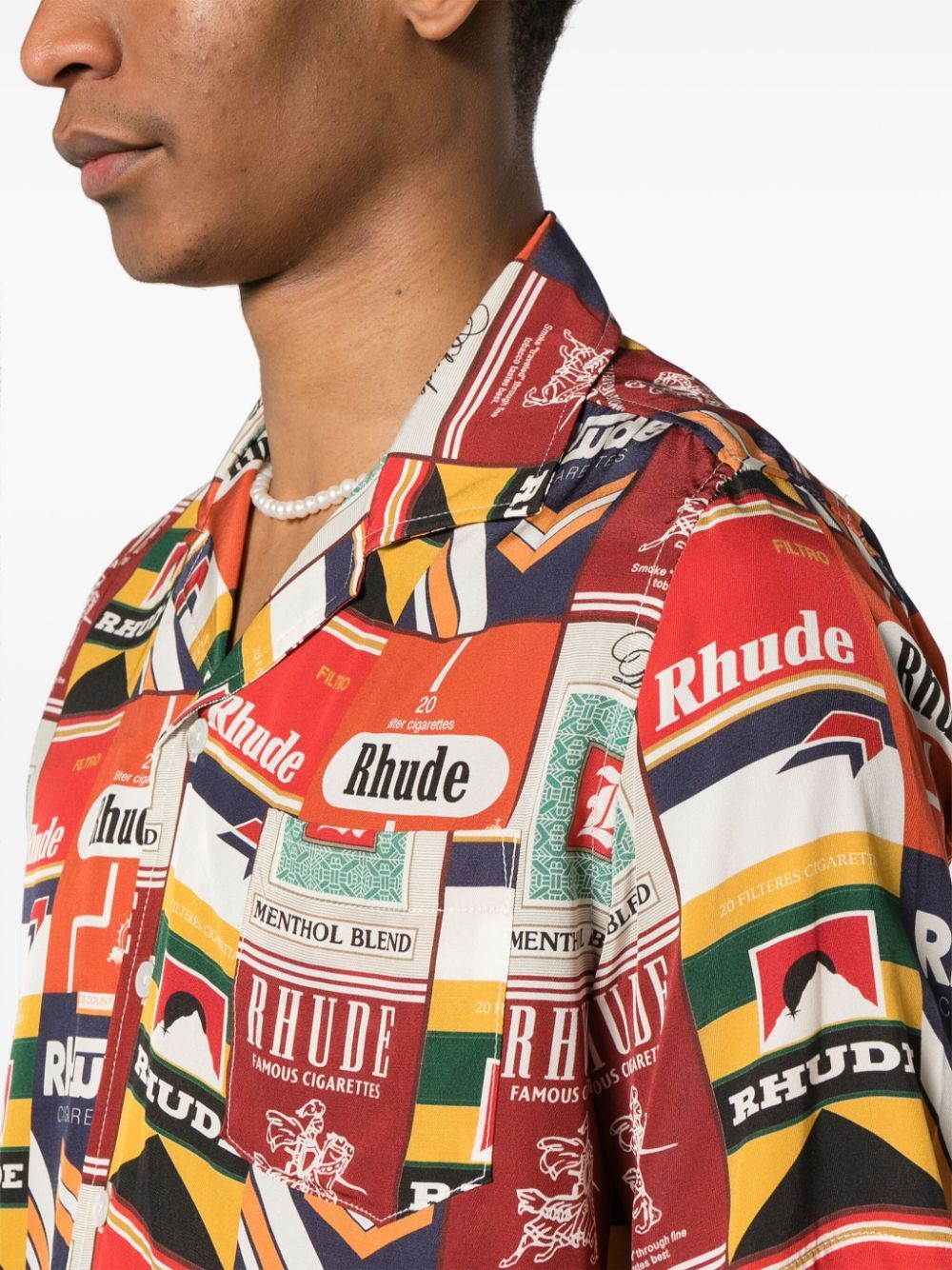 RHUDE Silk Cigarette Shirt