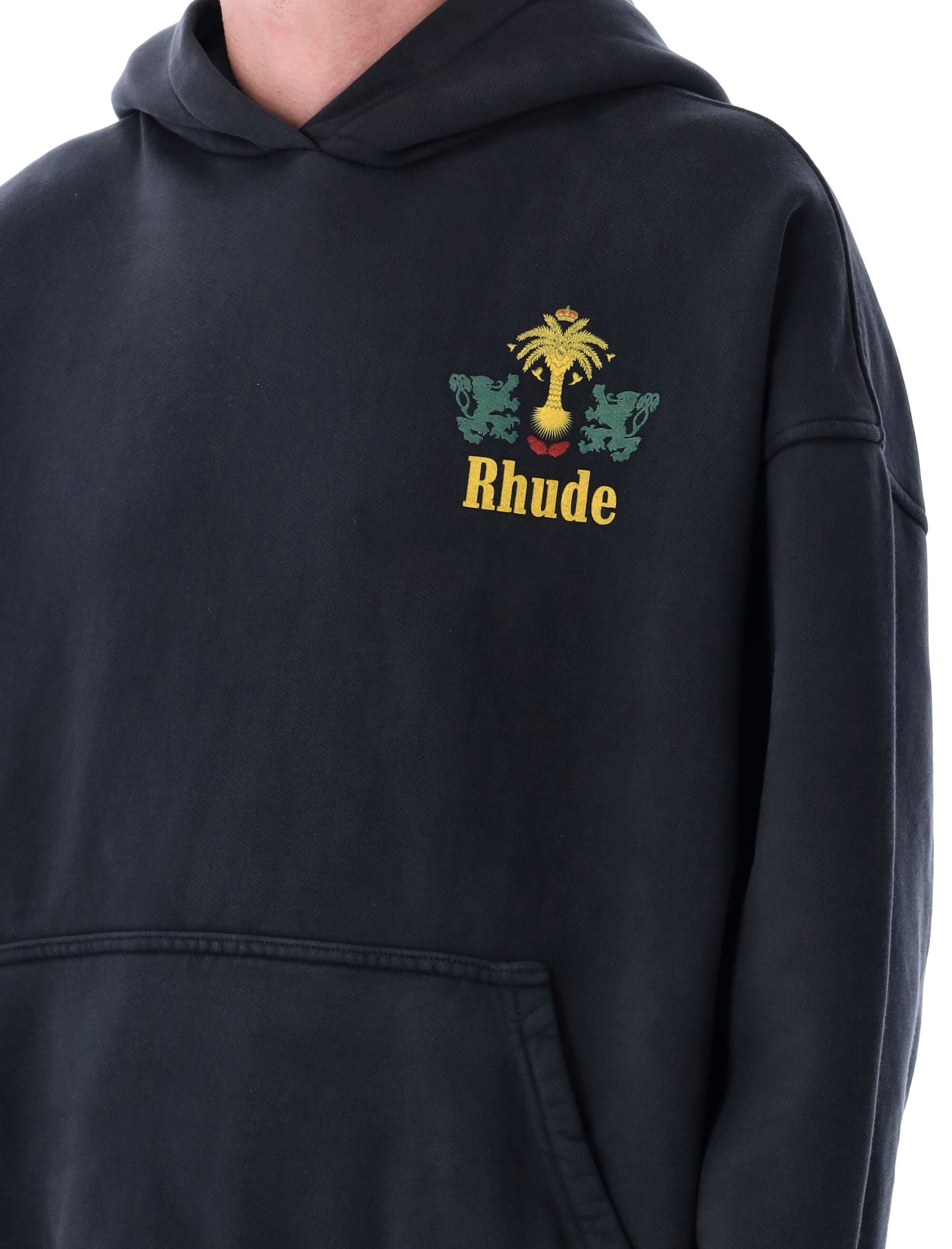 RHUDE Vintage Black Tabaco Hoodie