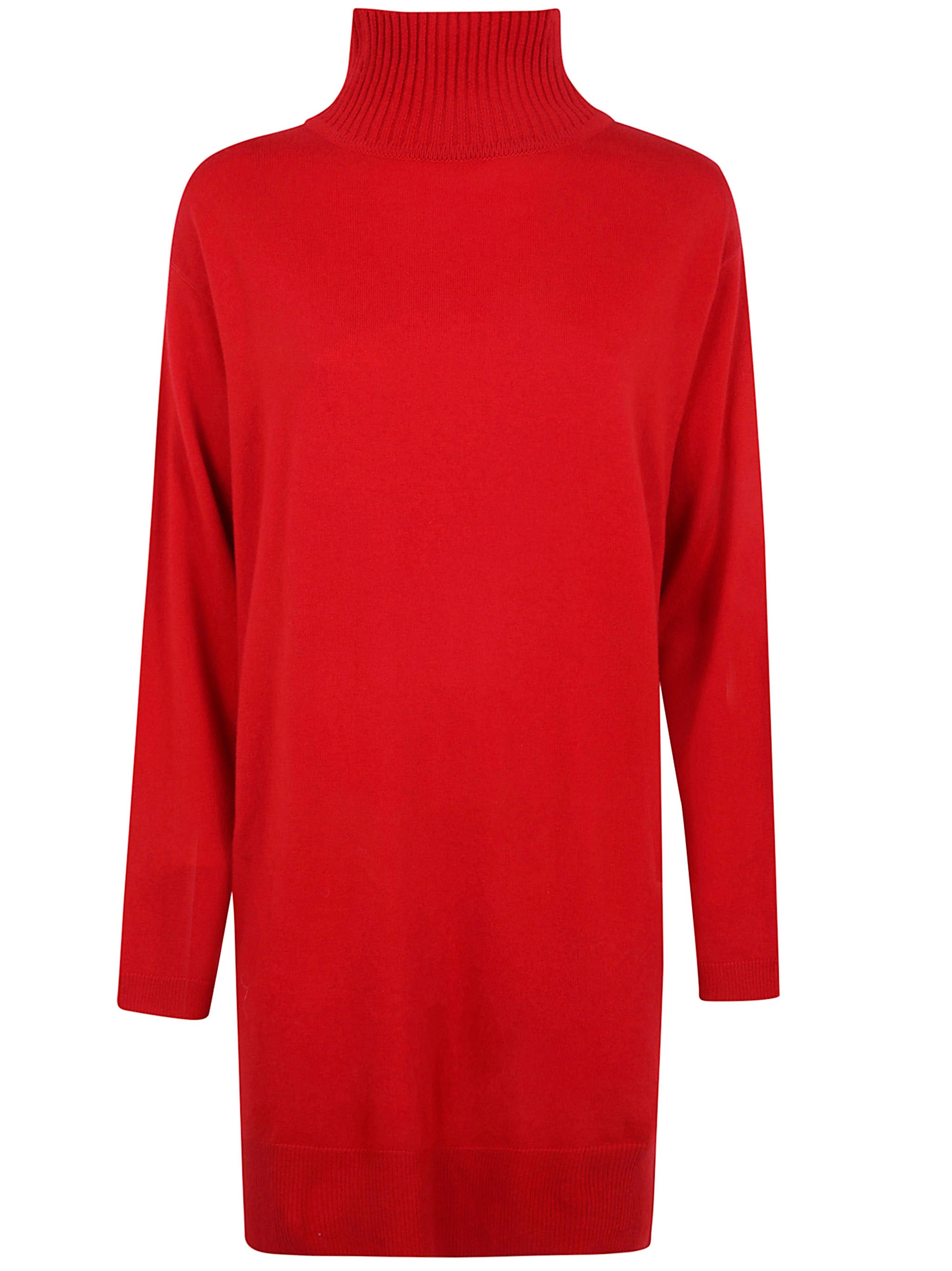 ROSSO PURO Oversized Long Sleeves Turtle Neck Sweater