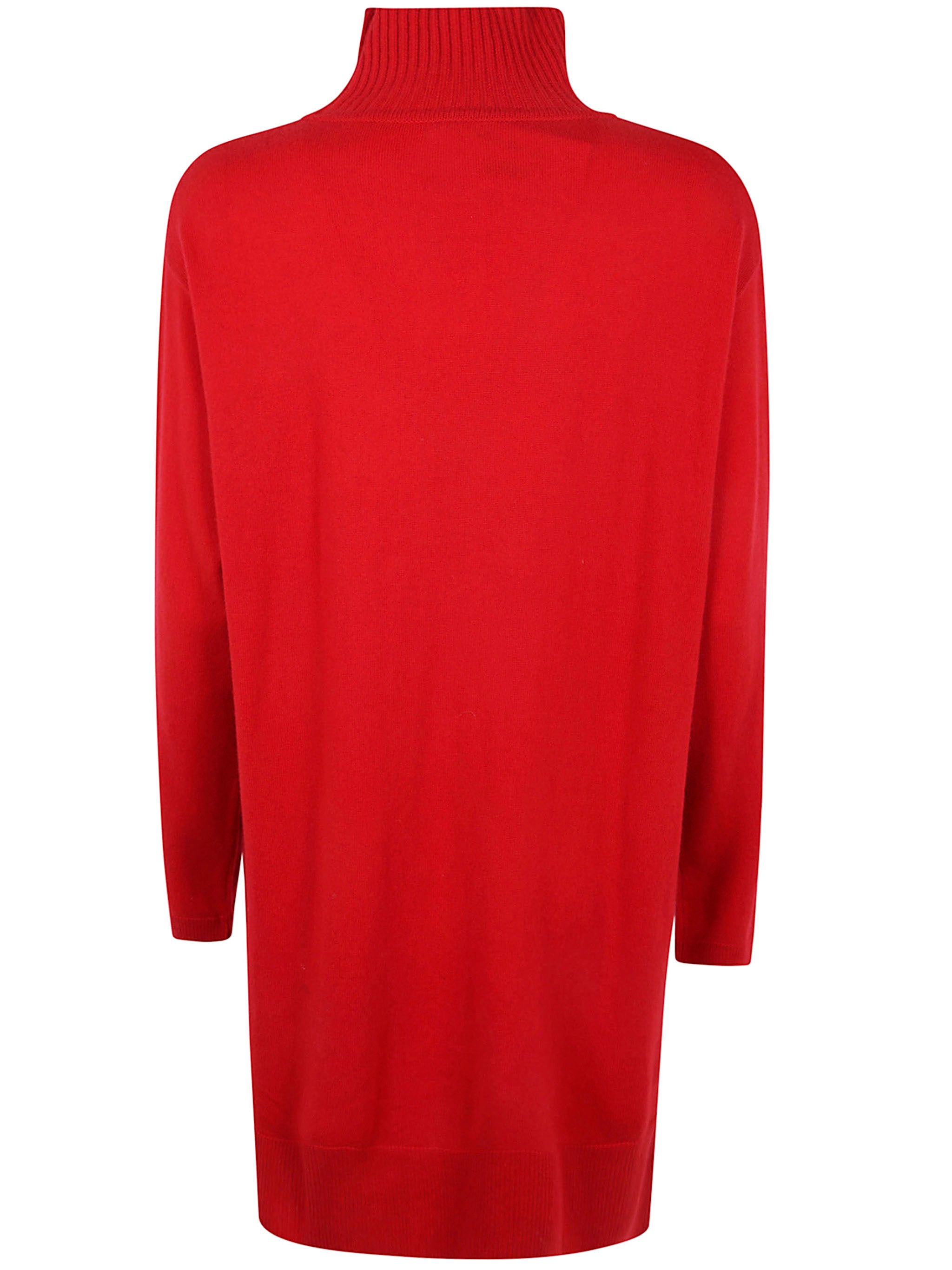 ROSSO PURO Oversized Long Sleeves Turtle Neck Sweater