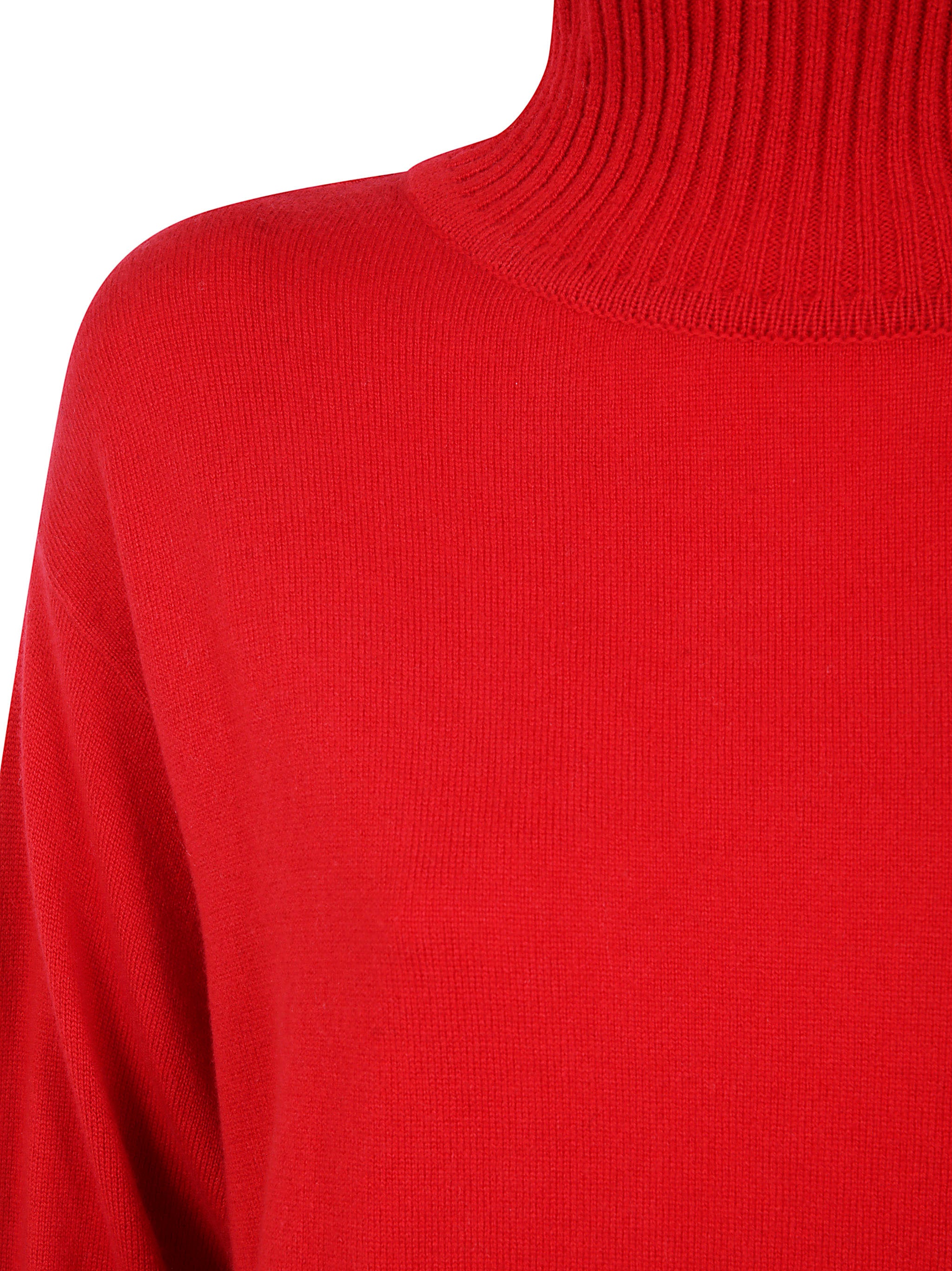 ROSSO PURO Oversized Long Sleeves Turtle Neck Sweater