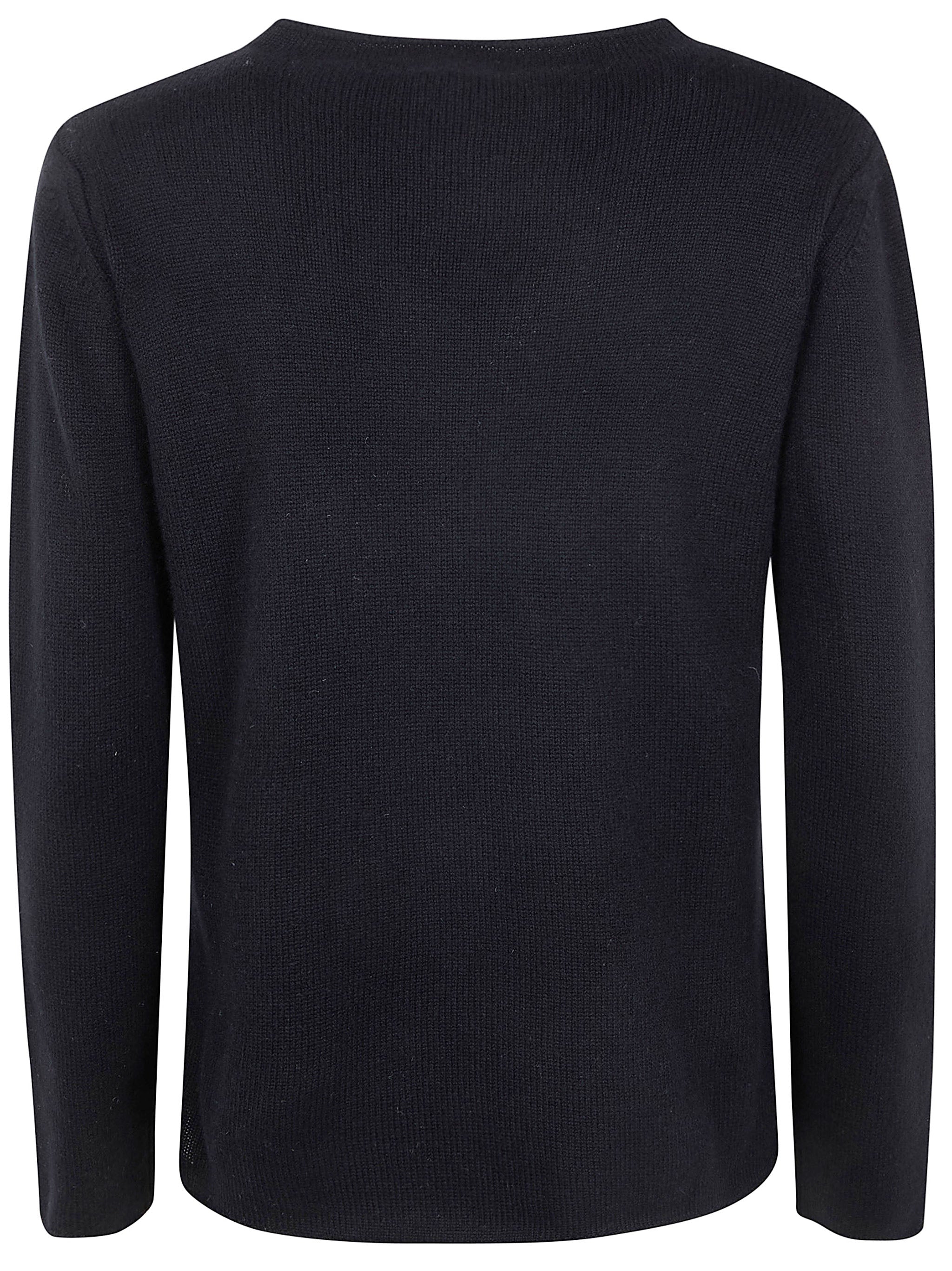 ROSSO PURO Oversized Long Sleeves Boat Neck Sweater