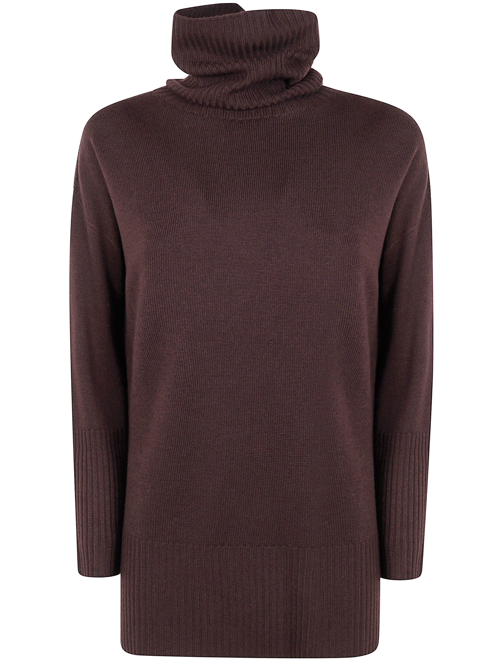 ROSSO PURO High Neck Long Sleeves Sweater