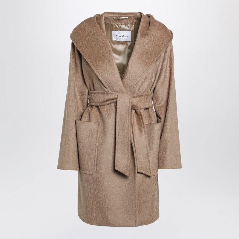 MAX MARA Wrap Jacket with Fixed Hood for Women