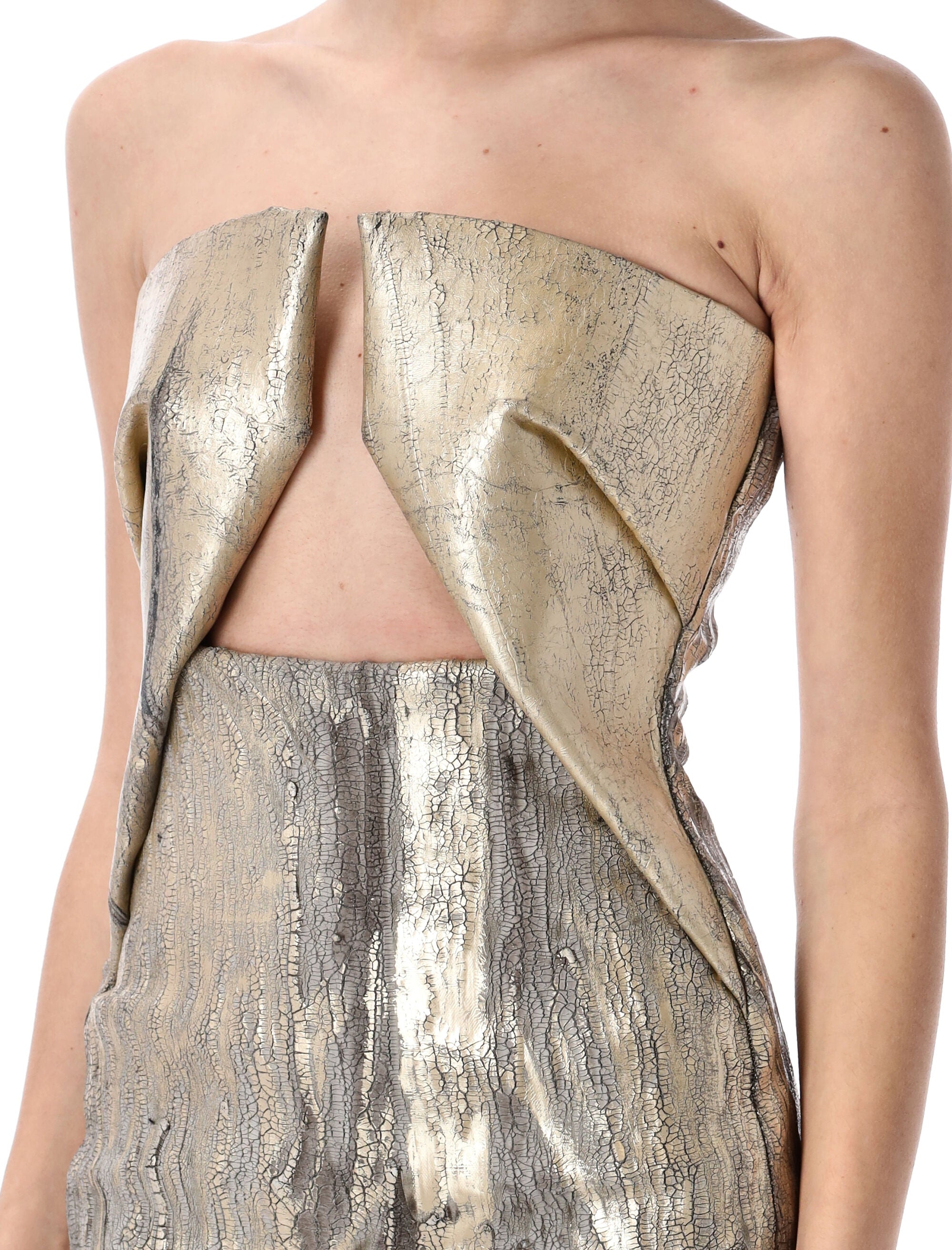 RICK OWENS Prong Mini Dress - Striking Elegance