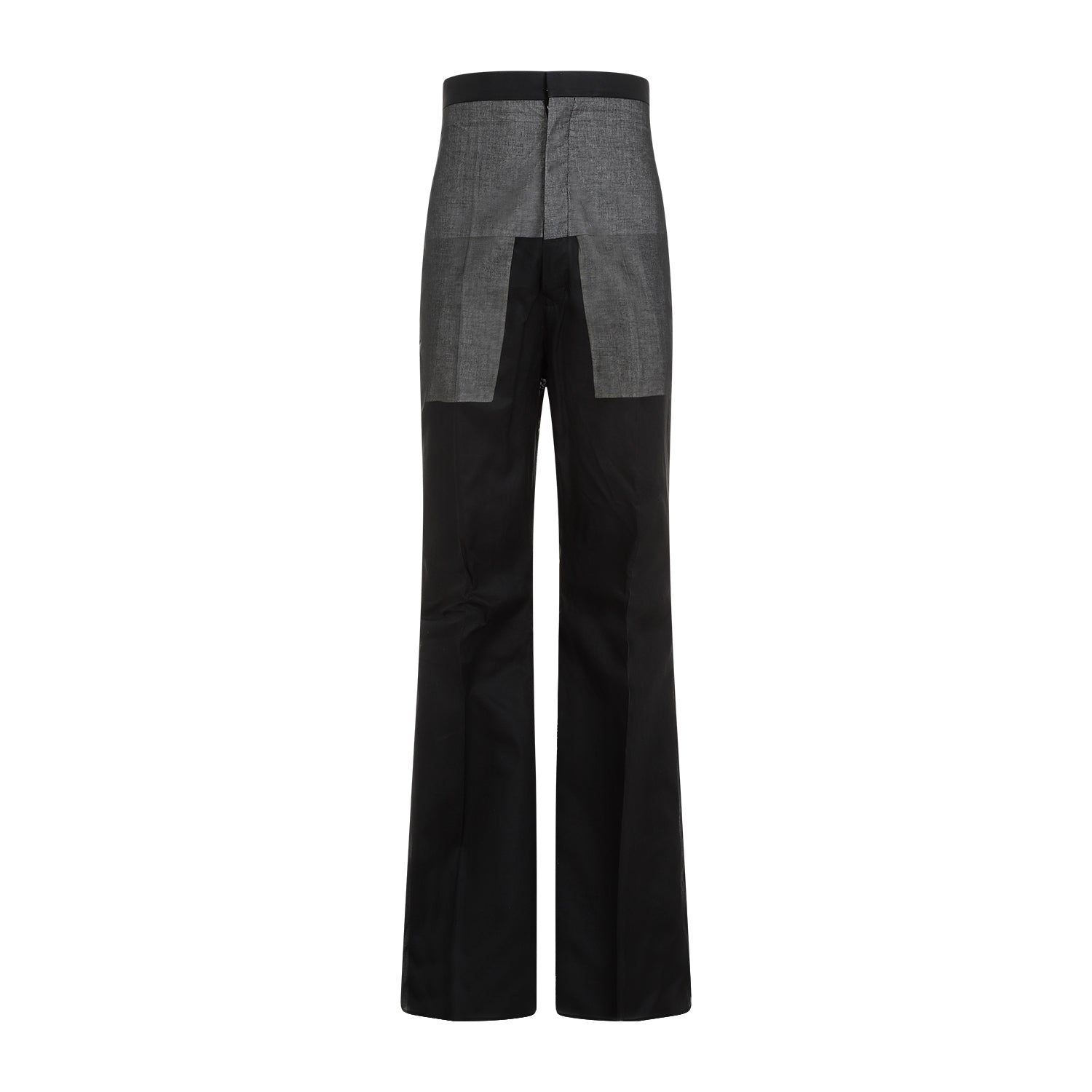 RICK OWENS High-Waisted Loose Crease Trousers for Men