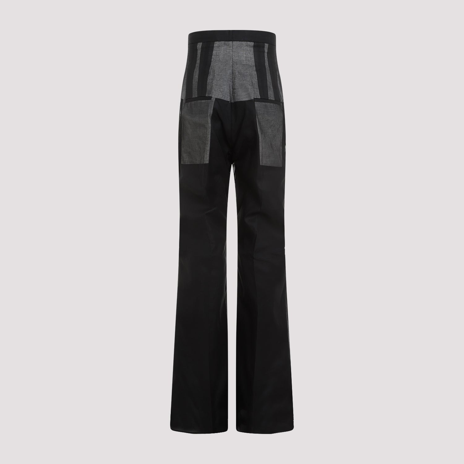 RICK OWENS High-Waisted Loose Crease Trousers for Men
