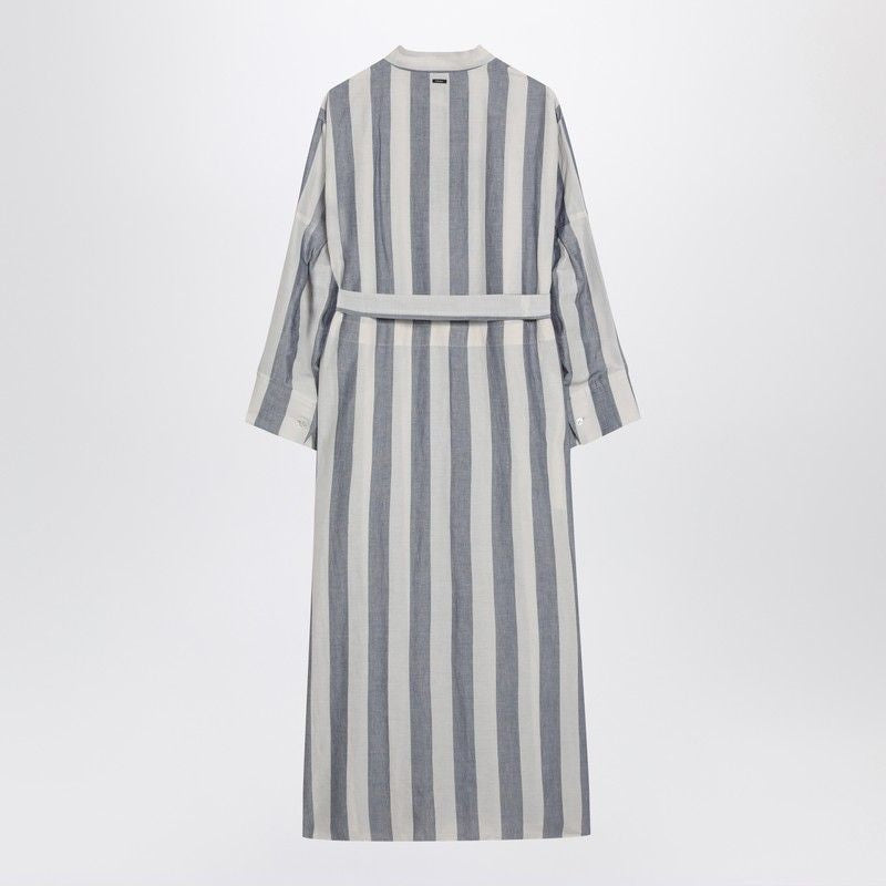 S MAX MARA Sleeve Buttoned Midi Shirt Dress