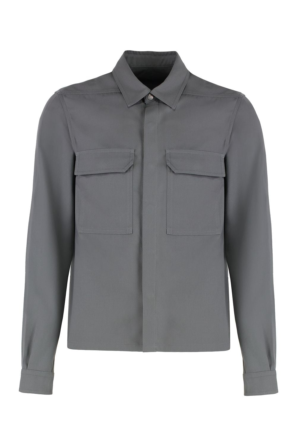 RICK OWENS Technical Fabric Overshirt for Men