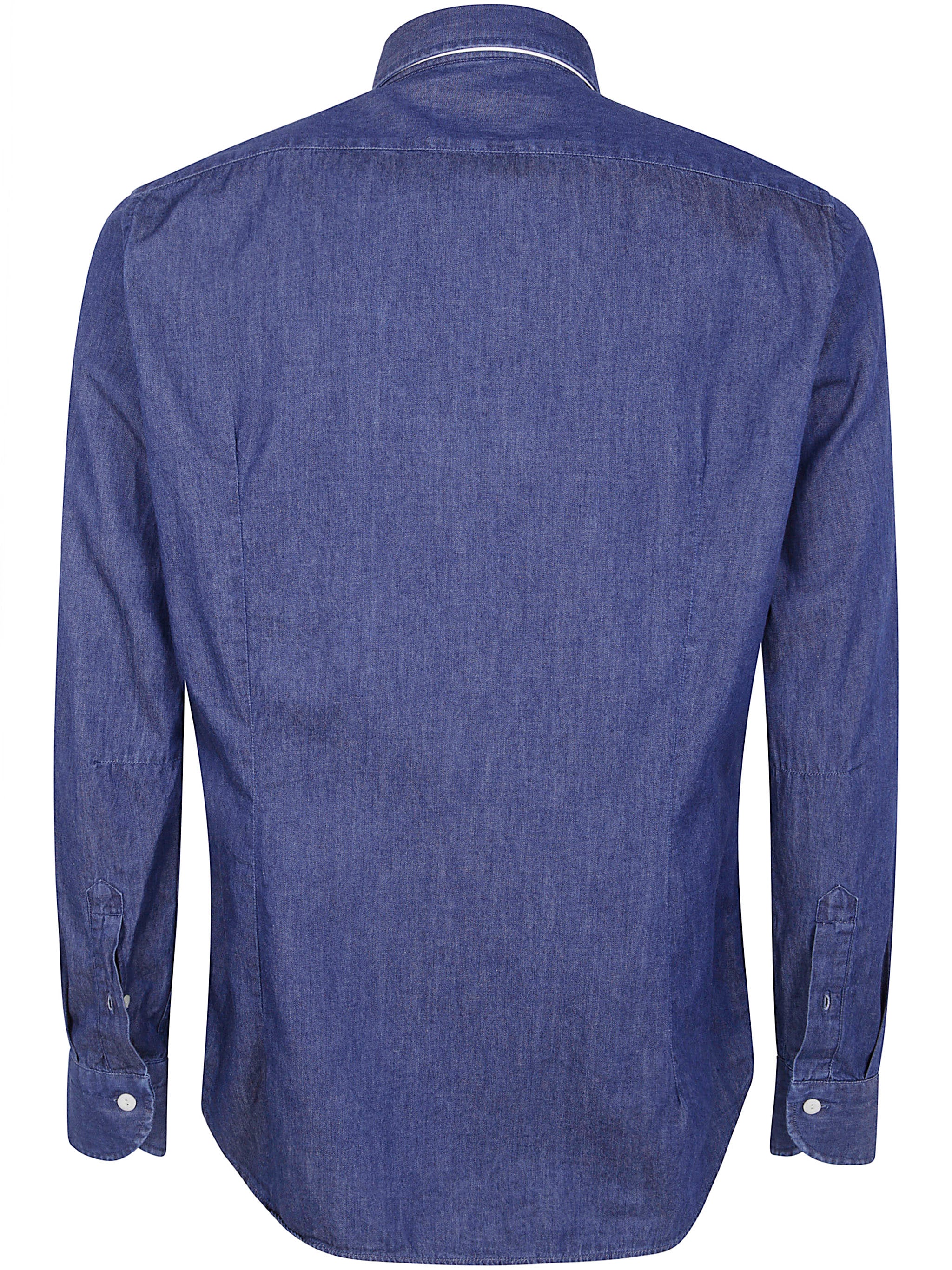 TINTORIA MATTEI Classic Denim Shirt for Men - Fall/Winter 25