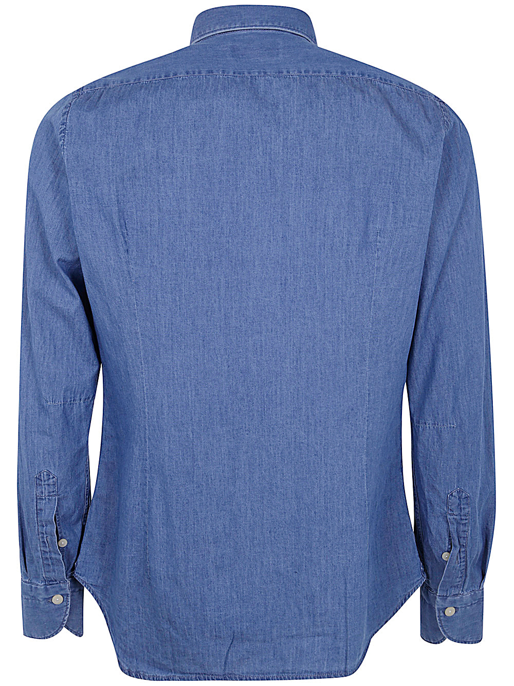 TINTORIA MATTEI Men's Matte Denim Shirt - FW24 Collection