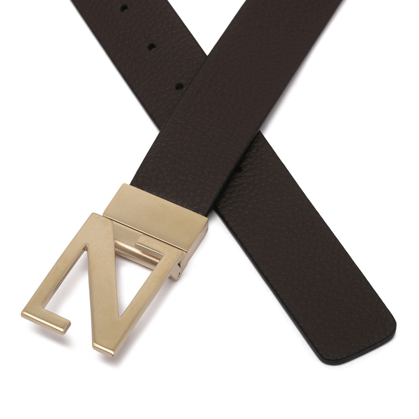 ZEGNA Classic Cow Leather Belt for Men