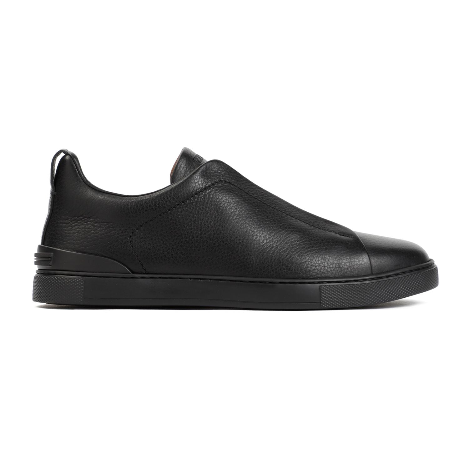 ZEGNA Triple Stitch Leather Sneakers for Men