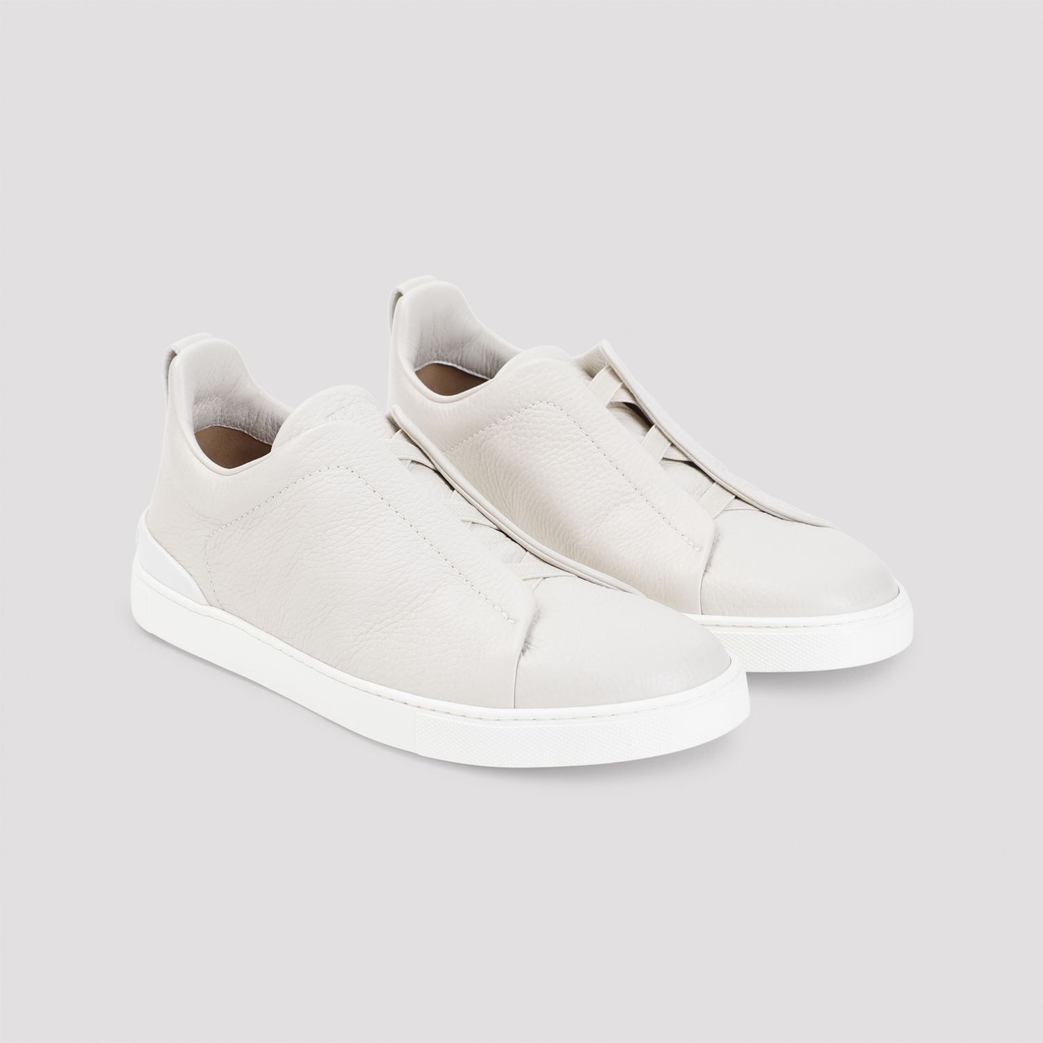 ZEGNA Men's Leather Slip-Ons