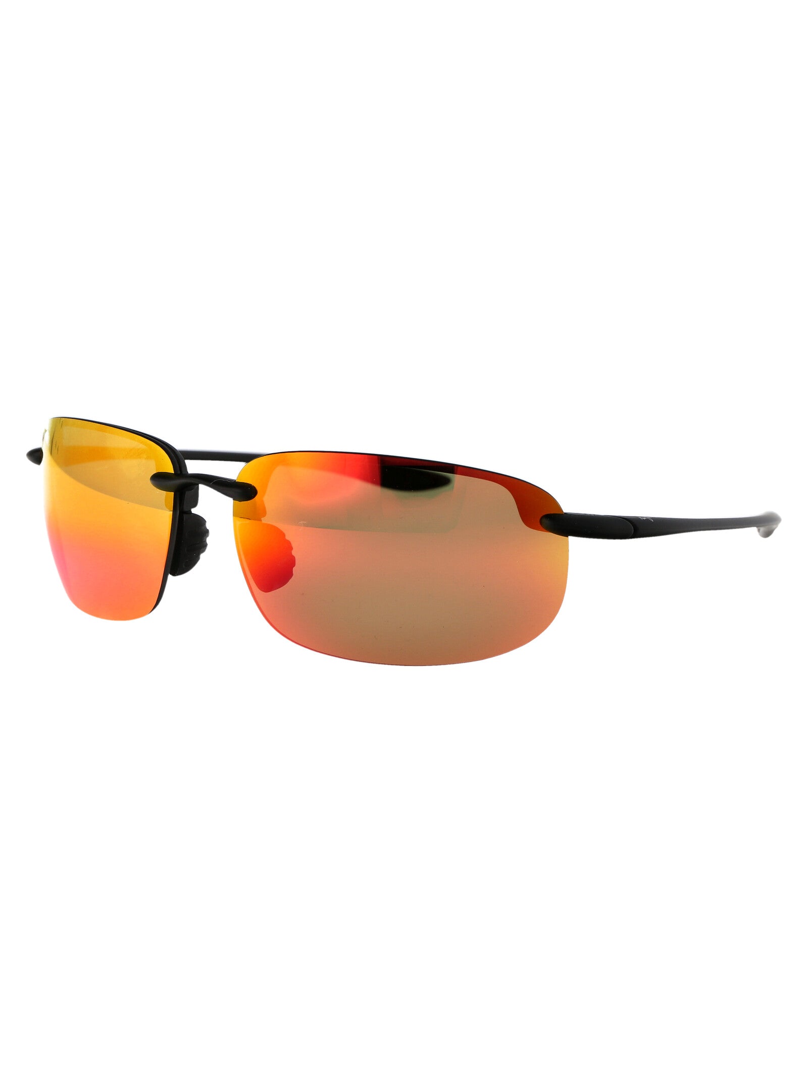 MAUI JIM Large Frame Matte Metal Sunglasses for Men