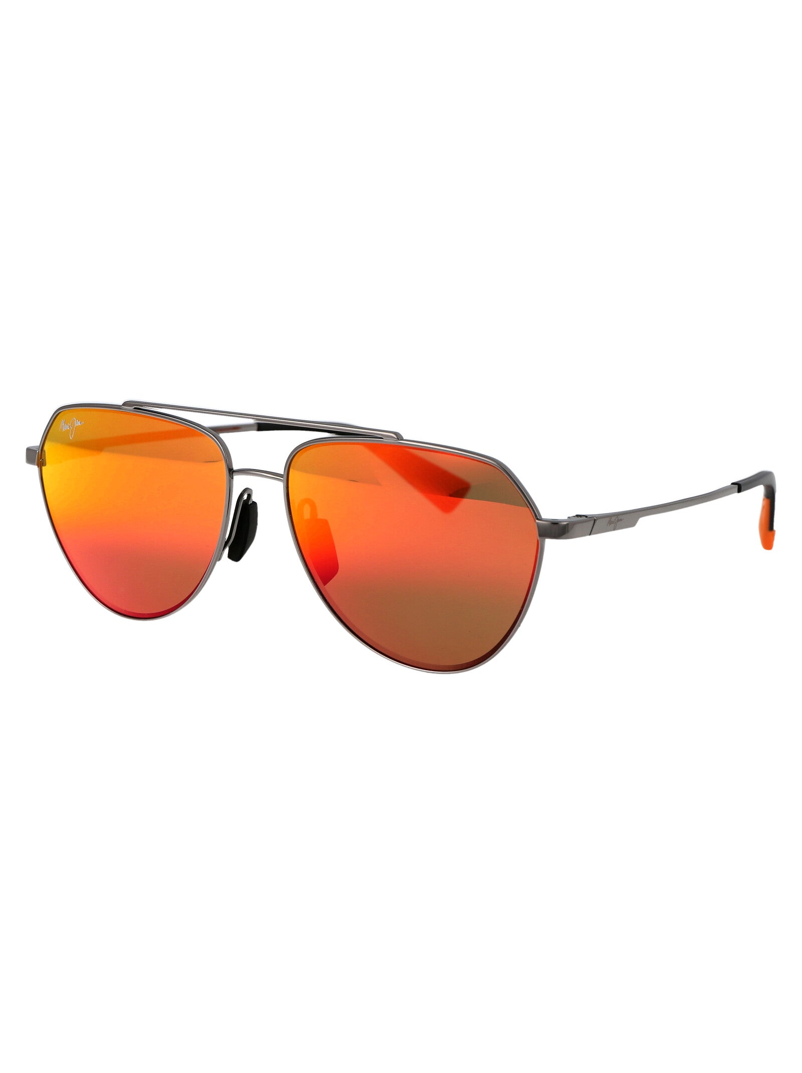 MAUI JIM Shiny Light Ruthenium Acetate Sunglasses - Unisex