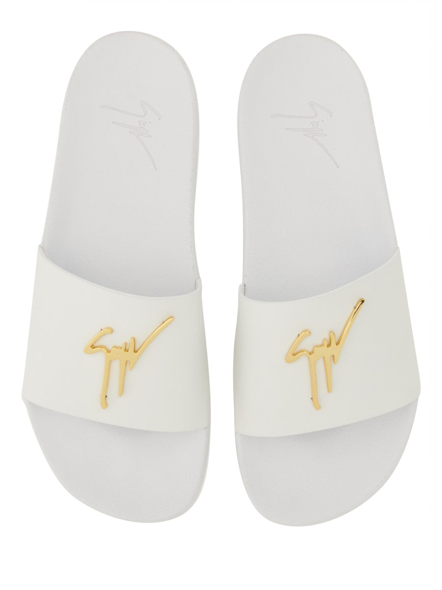 GIUSEPPE ZANOTTI Men's Rubber Slide Sandal - Brett