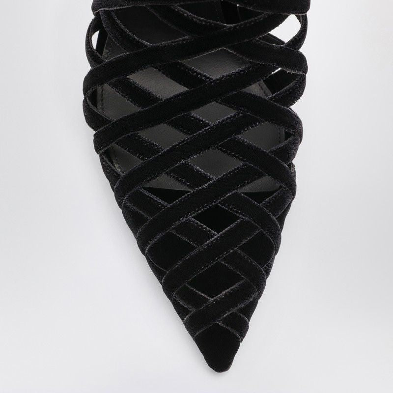 AQUAZZURA Perforated Pointed Toe High Heel Pumps
