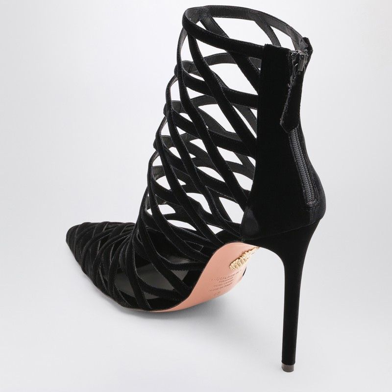 AQUAZZURA Perforated Pointed Toe High Heel Pumps