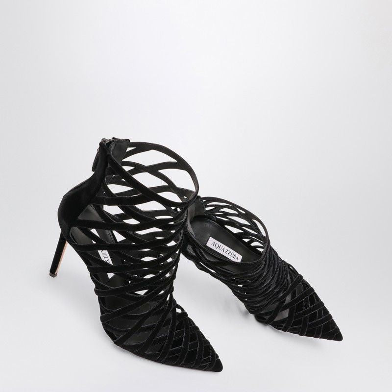 AQUAZZURA Perforated Pointed Toe High Heel Pumps
