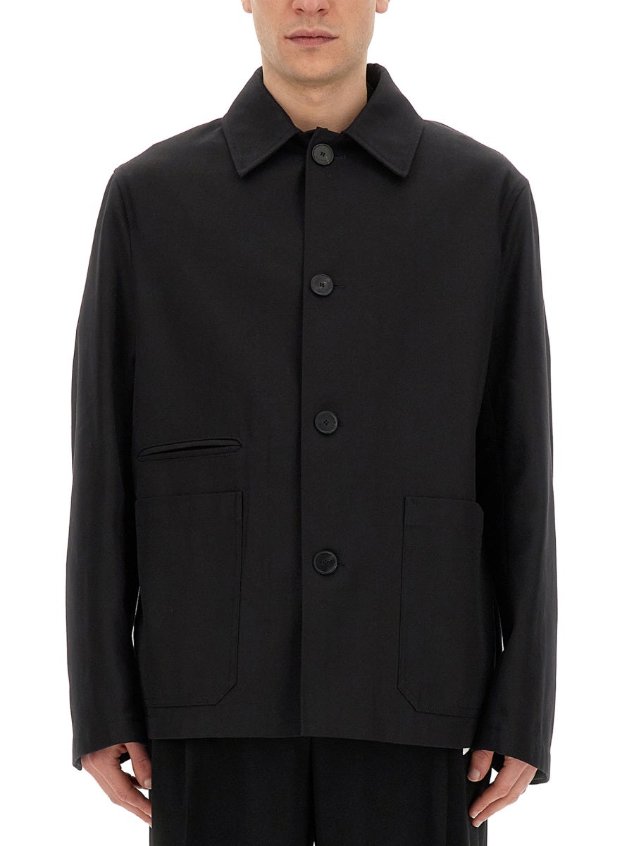 LANVIN Men's Regular Fit Workwear Jacket