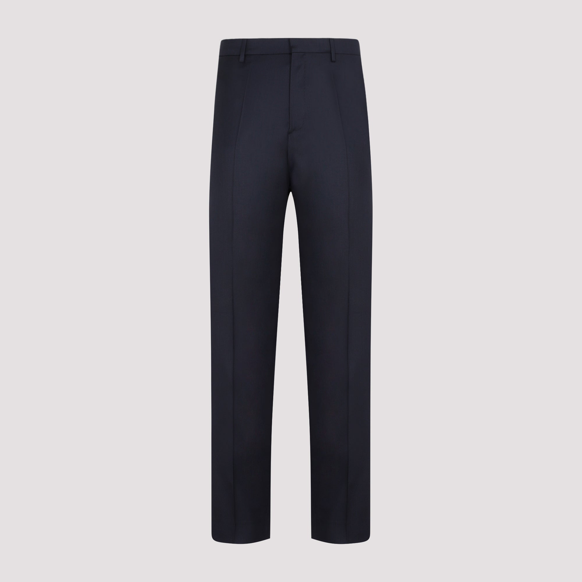 LANVIN Tailored Slim Fit Wool Trousers