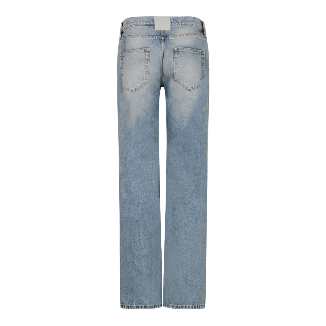 LANVIN Cotton Leather Jeans for Men