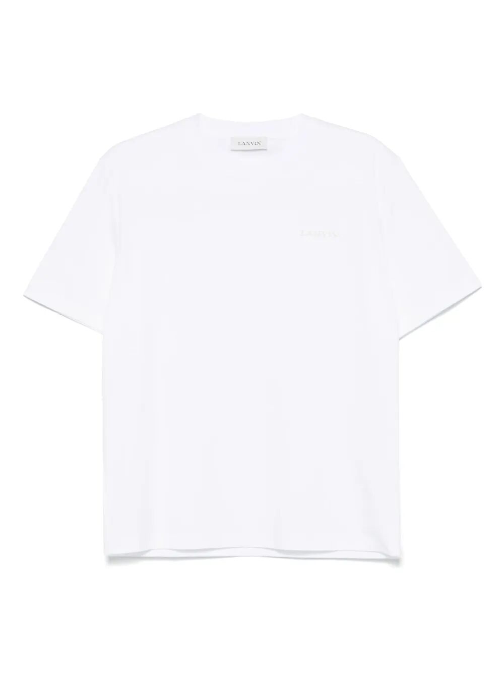 LANVIN Cotton Logo T-Shirt for Men - SS25 Collection