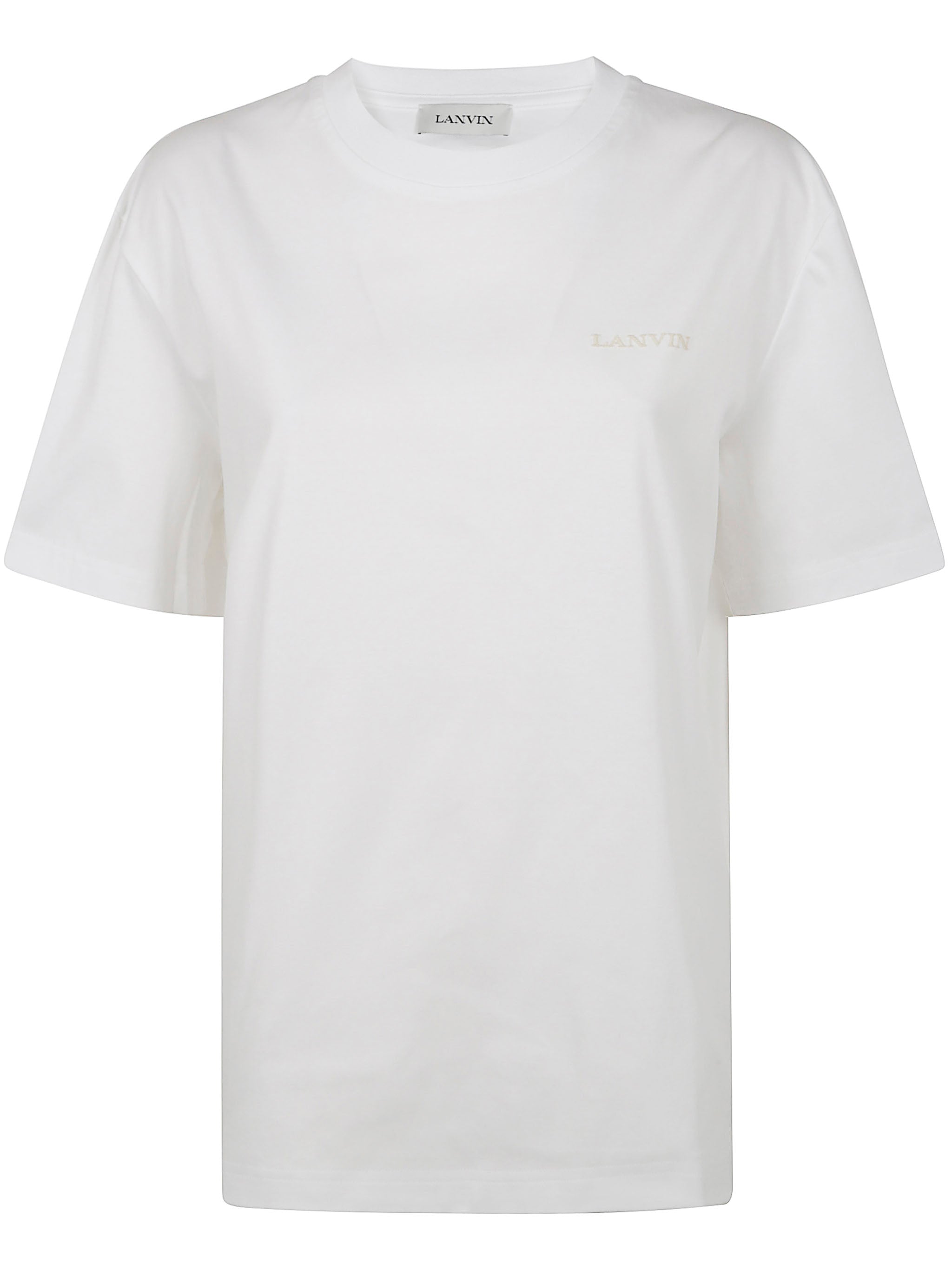 LANVIN Cotton Logo T-Shirt for Men - SS25 Collection