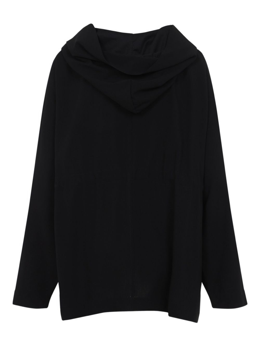 RICK OWENS Wool Blend Cozy Sweater with Slouchy Hood for Women