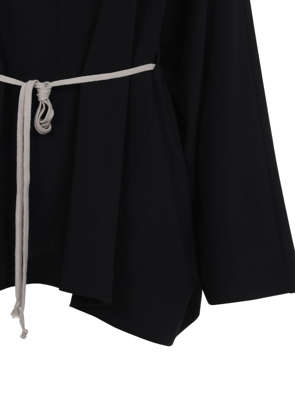 RICK OWENS Wool Blend Cozy Sweater with Slouchy Hood for Women