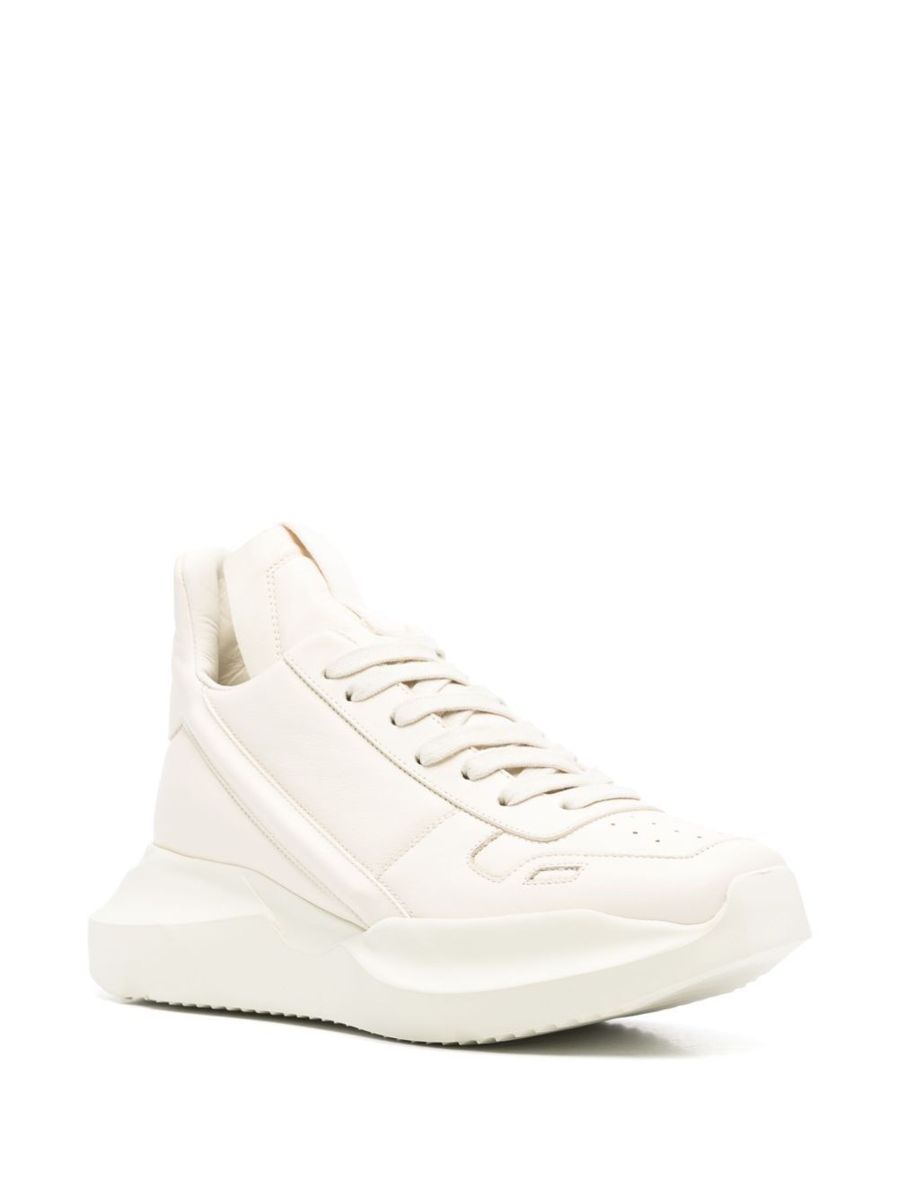 RICK OWENS Geometric Sole Women's Sneaker with Elongated Heel - SS25