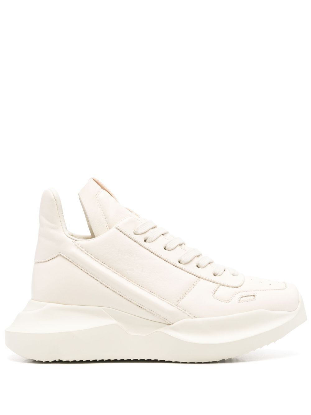 RICK OWENS Geometric Sole Women's Sneaker with Elongated Heel - SS25