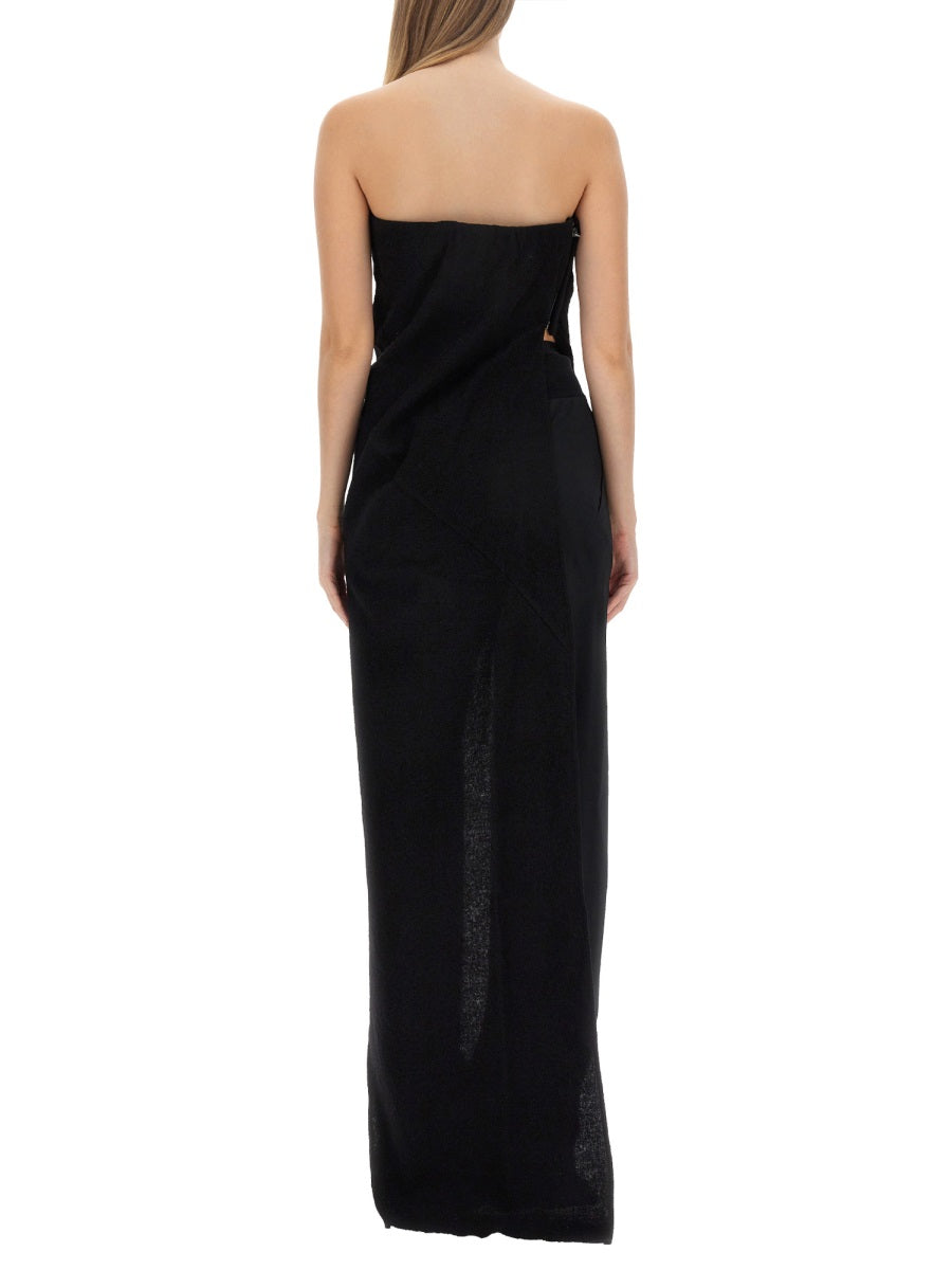 RICK OWENS Asymmetrical Long Top - Size 40