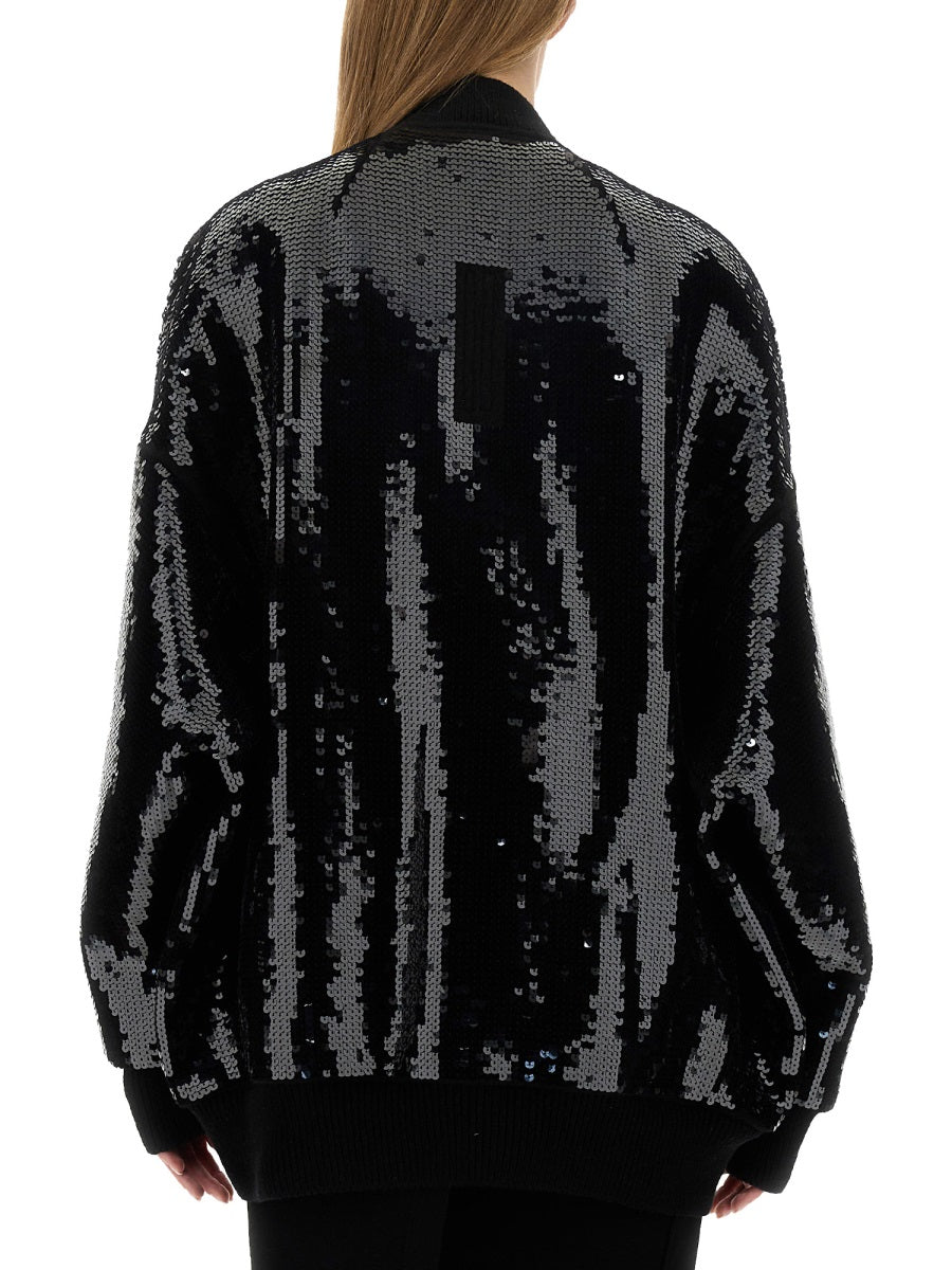 RICK OWENS Relaxed Fit Wool Bomber Jacket - Size 38