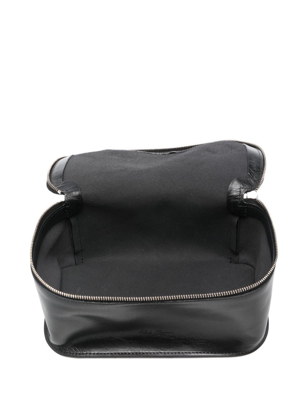 RICK OWENS Mini Leather Beauty Case