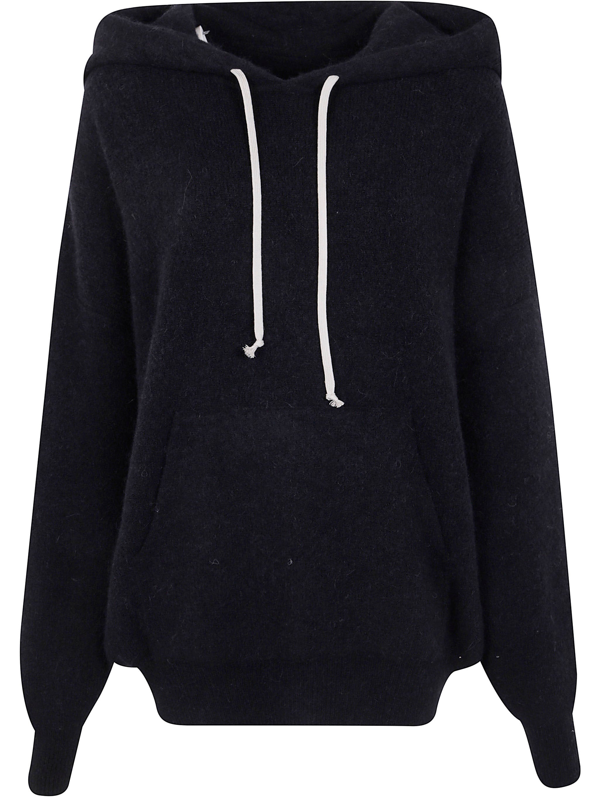 RICK OWENS Hooded Alpaca Blend Sweatshirt for Women