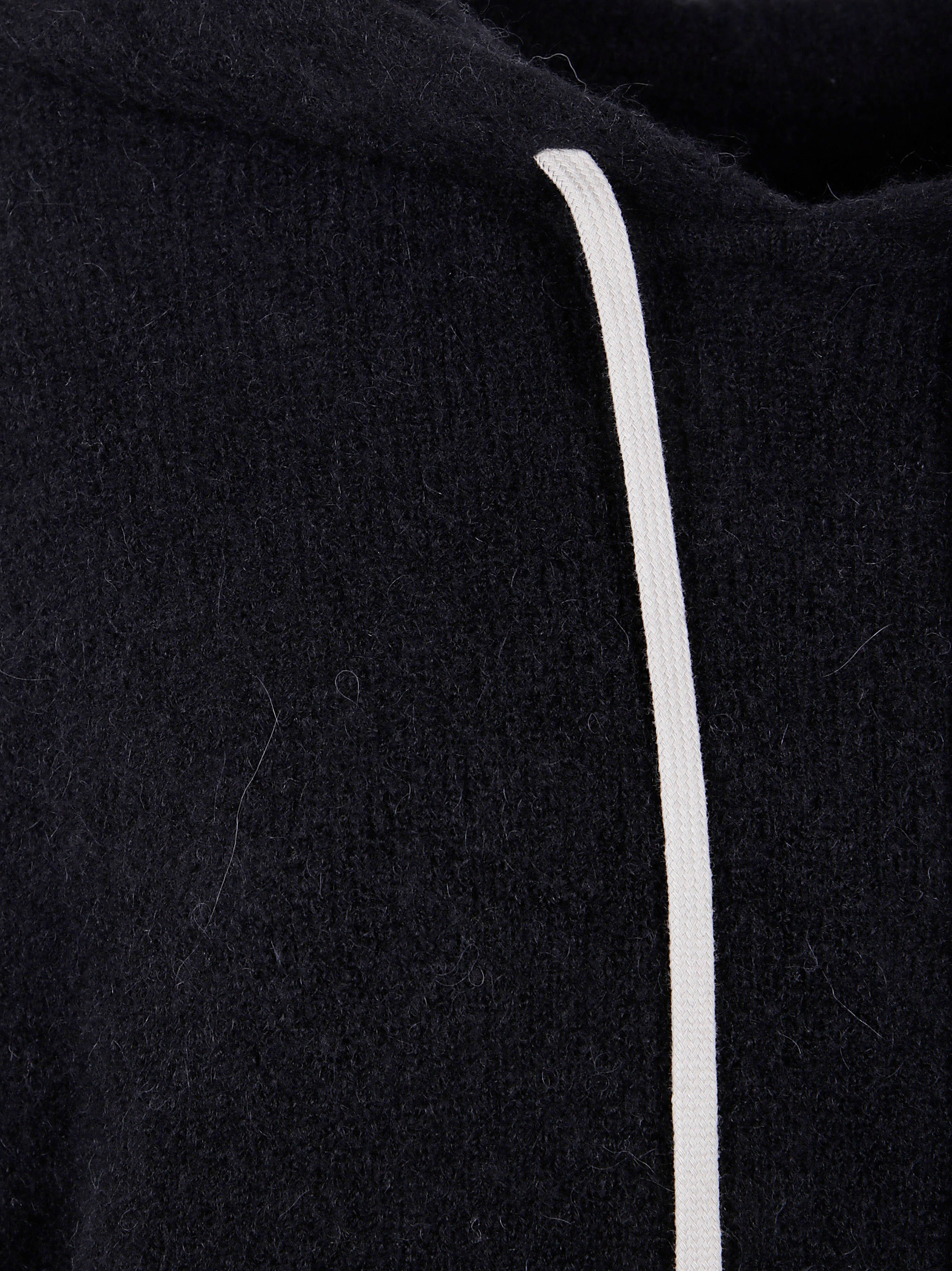 RICK OWENS Hooded Alpaca Blend Sweatshirt for Women