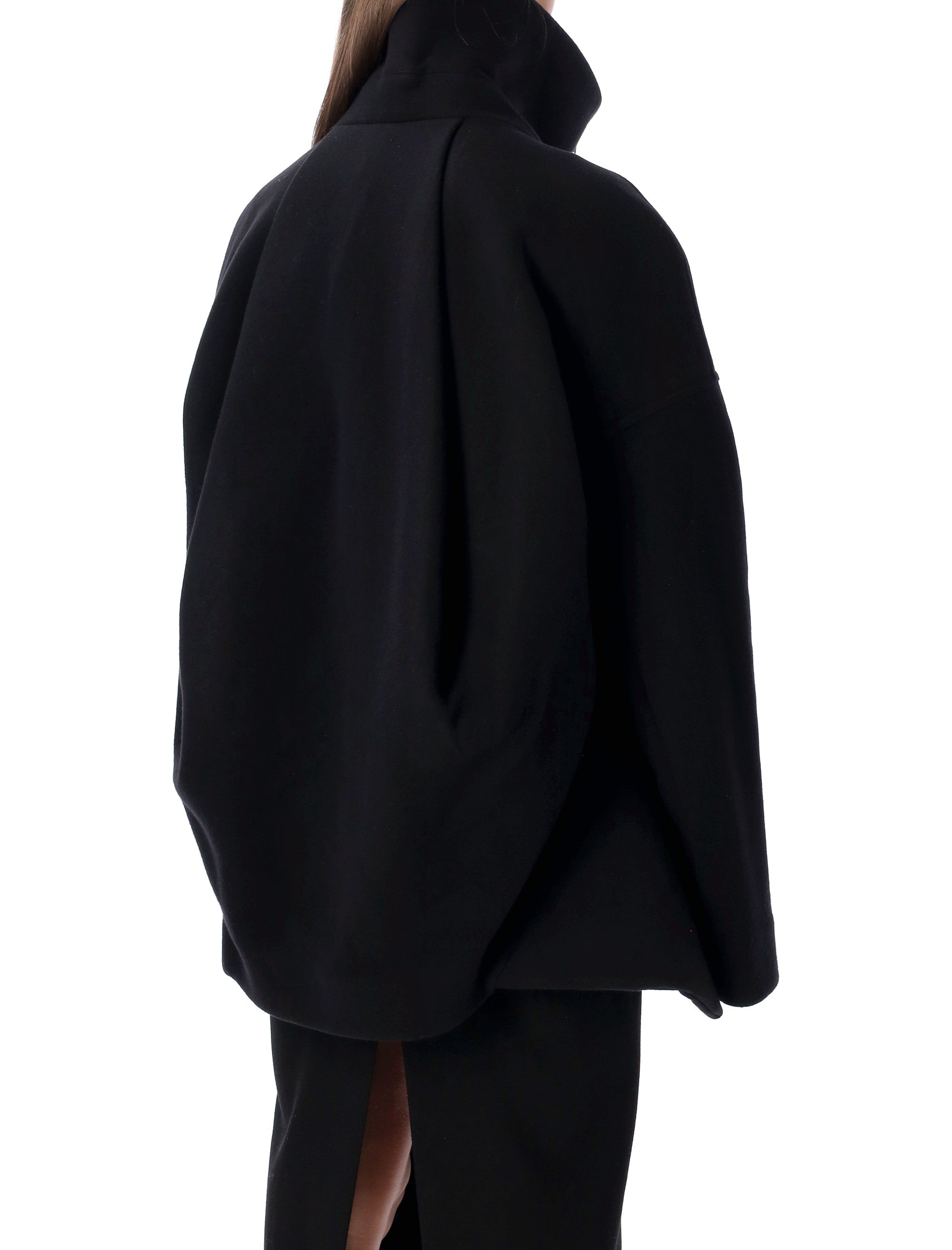 RICK OWENS Structured Wool Draculimo Jacket - Size 42