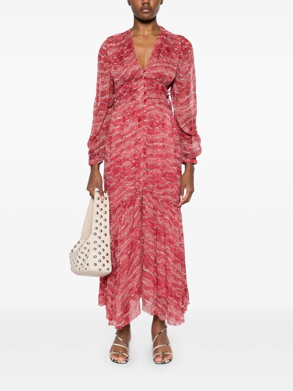 ISABEL MARANT ETOILE Printed Viscose Mini Dress