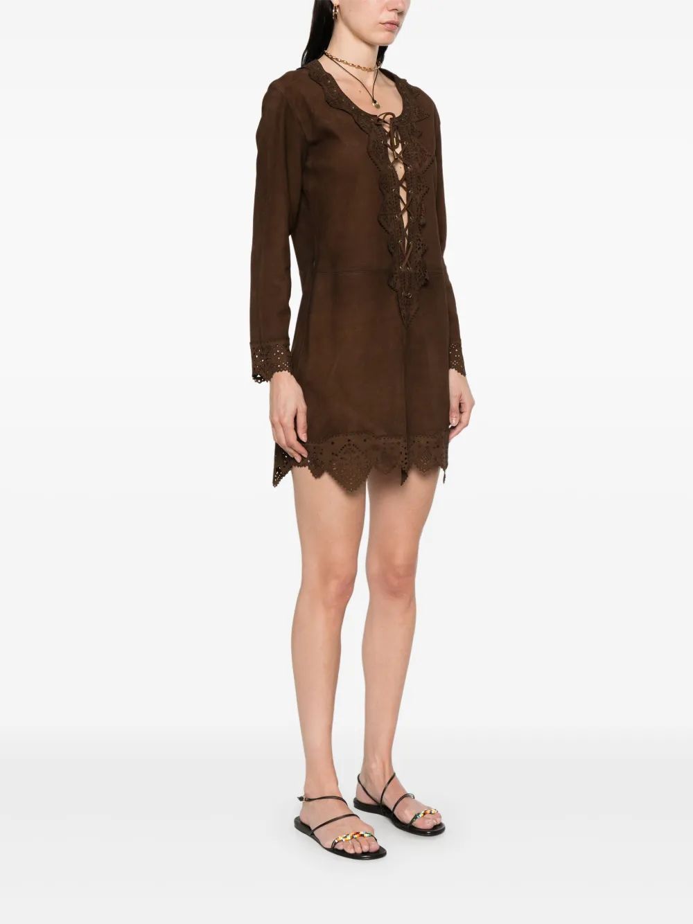 ISABEL MARANT Mini Chic Leather Dress